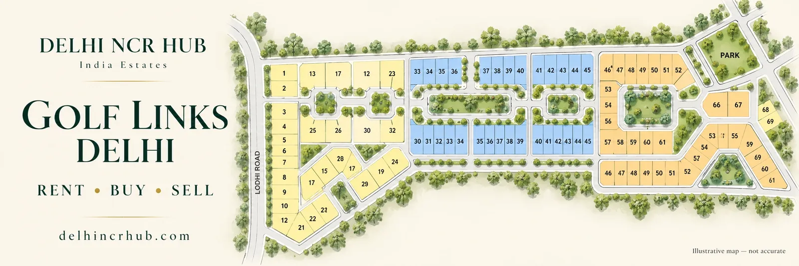 Golf Links real estate experts, rent, buy and sell, India Estates – Delhi NCR Hub